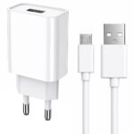 Alpha A5 Wall Charger Micro Cable - White