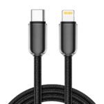 Alpha AC5 PD Type-C To Lightning Cable 60W Fast Charging 1m - Black - Image 2