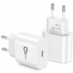Alpha P20 Wall Charger Type-C + Type-C Cable 20W Fast Charging - White - Image 4