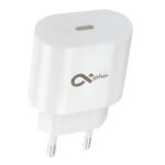 Alpha P20 Wall Charger Type-C + Type-C Cable 20W Fast Charging - White - Image 2