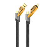 Amaya ACD-X31 USB + Type-C To Type-C + Lightning 4in1 Cable 65W Fast Charging 1.2m - Black