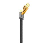 Amaya ACD-X31 USB + Type-C To Type-C + Lightning 4in1 Cable 65W Fast Charging 1.2m - Black - Image 3