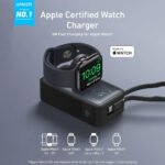 Anker 10K A1657H11 MagGo Magnetic Wireless Power Bank Type-C 35W Fast Charging 10000mAh Built in Type-C Cable With Watch Charger - Black - Image 6