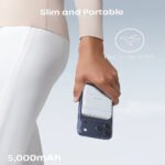 Anker 622 A1614H23 MagGo Magnetic Wireless Power Bank Type-C 12W Fast Charging 5000mAh - White - Image 5
