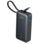 Anker Nano A1259H11 Power Bank USB + Type-C 30W 10000mAh Built-In Type-C Cable - Black