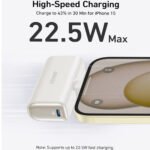 Anker A1653H21 Nano Power Bank PD Type-C + Type-C Connector 22.5W 5000mAh - White - Image 6