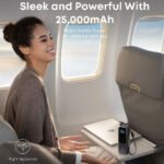 Anker A1695H11 Power Bank USB + Type-C 165W Fast Charging 25000mAh Built-In Dual Type-C Cable - Black - Image 14
