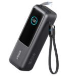 Anker A1695H11 Power Bank USB + Type-C 165W Fast Charging 25000mAh Built-In Dual Type-C Cable - Black - Image 2