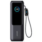 Anker A1695H11 Power Bank USB + Type-C 165W Fast Charging 25000mAh Built-In Dual Type-C Cable - Black - Image 5