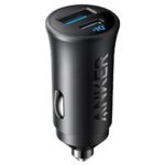 Anker A2741H11 Car Charger Type-C + USB 30W Fast Charging - Black