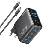 Anker B2697GZ1 Wall Charger 3x PD Type-C + USB + Type-C Cable 140W Fast Charging - Dark Gray - Image 2