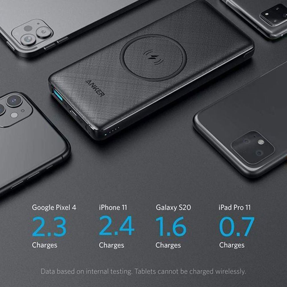 Anker PowerCore III Sense A1617H11 Magnetic Wireless Power Bank USB + PD Type-C 18W Fast Charging 10000mAh - Black - Image 3