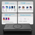 Anker PowerCore III Sense A1617H11 Magnetic Wireless Power Bank USB + PD Type-C 18W Fast Charging 10000mAh - Black - Image 5