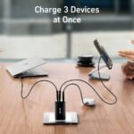 Anker PowerPort III A2667G12 Wall Charger 2x Type-C + USB 65W Fast Charging - Black - Image 3