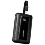 Anker Zolo A1688H11 Power Bank Type-C + USB 30W Fast Charging 10000mAh Built in Type-C Cable - Black - Image 2