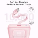 Anker Zolo A1688H11 Power Bank Type-C + USB 30W Fast Charging 10000mAh Built in Type-C Cable - Black - Image 8