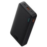 Baseus Airpow PPAP20K Power Bank USB + Type-C + Micro 20W Fast Charging 20000mAh - Black - Image 4