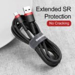 Baseus Cafule CATKLF-B91 USB To Type-C Cable 3A Fast Charging 1m - Black - Image 5