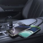 Baseus GoTrip BS-C15C1 DP1 Mini Car Charger 1x USB + 1x Type-C 30W Fast Charging - Black - Image 9