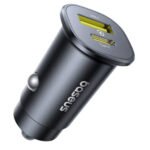 Baseus GoTrip BS-C15C1 DP1 Mini Car Charger 1x USB + 1x Type-C 30W Fast Charging - Black - Image 2