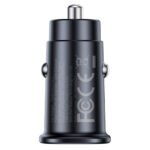 Baseus GoTrip BS-C15C1 DP1 Mini Car Charger 1x USB + 1x Type-C 30W Fast Charging - Black - Image 5