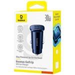 Baseus GoTrip DP1 BS-C15C2 Mini Car Charger 2x Type-C 30W Fast Charging - Cosmic Black - Image 4