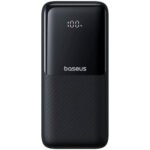 Baseus Lipow PPJP312 Power Bank USB + Type-C + Micro 22.5W Fast Charging 20000mAh Built-in 2 Cables - Black - Image 2