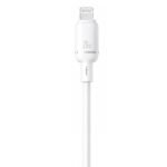 Baseus Silky CB000116 Type-C To Lightning Cable 20W Fast Charging 1m - White - Image 2