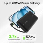 Belkin BoostCharge BPB021 Power Bank Type-C 20W Fast Charging 10000mAh Built-In Type-C Cable - Image 15