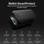Belkin BoostCharge BPB024 Power Bank USB + Type-C 30W Fast Charging 20000mAh Built-In Type-C Cable - Black - Image 9