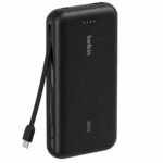 Belkin BoostCharge BPB024 Power Bank USB + Type-C 30W Fast Charging 20000mAh Built-In Type-C Cable - Black - Image 2