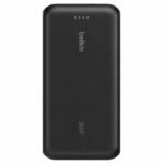 Belkin BoostCharge BPB024 Power Bank USB + Type-C 30W Fast Charging 20000mAh Built-In Type-C Cable - Black - Image 3