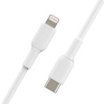 Belkin BoostCharge CAA003 Type-C To Lightning Cable 15W Fast Charging 1m - White - Image 3