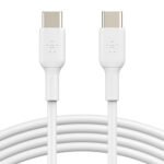 Belkin CAB003 Type-C To Type-C Cable 60W Fast Charging 1m - White - Image 3