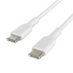 Belkin CAB003 Type-C To Type-C Cable 60W Fast Charging 1m - White - Image 5