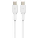 Belkin CAB003 Type-C To Type-C Cable 60W Fast Charging 1m - White