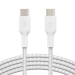 Belkin CAB004 Type-C To Type-C Cable 60W Fast Charging 1m - White - Image 4