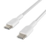 Belkin CAB004 Type-C To Type-C Cable 60W Fast Charging 1m - White - Image 3