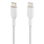 Belkin CAB004 Type-C To Type-C Cable 60W Fast Charging 1m - White - Image 2