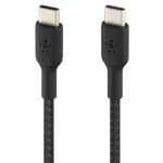 Belkin CAB004BT1MBK Type-C To Type-C Cable 60W Fast Charging 1m - Black - Image 2