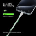 Belkin Type-C To Type-C Cable 60W Fast Charging 1m (2 Pack) - White - Image 9