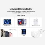 Belkin WCA008KQV2 Wall Charger Type-C + Type-C Cable 30W Fast Charging - White - Image 6