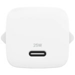 Belkin WCA012KQ Wall Charger Type-C Cable 25W Fast Charging - White - Image 3