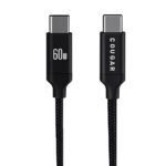 Cougar L10 Type-C To Type-C Cable 60W Fast Charging 1m - Black