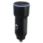 Cougar R7 Car Charger PD Type-C + QC USB 38W Fast Charging - Black