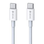 Devia MP656 GaN Wall Charger USB + 2x PD Type-C + Type-C Cable 65W Fast Charging - White - Image 3