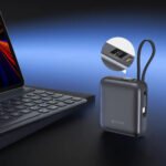 Devia Ultra 1 EP206 Power Bank Type-C 35W 10000mAh Built-in Type-C Cable - Modern Gray - Image 5