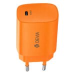 Devia Ultra 6 Dynamic GaN Wall Charger PD Type-C 60W Fast Charging - Orange