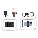 E-30 Square LED Selfie Ring Light With Phone Holder - Image 4