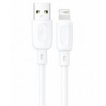 Foneng X107 USB To Lightning Cable 2.4A Fast Charging 0.25m - White